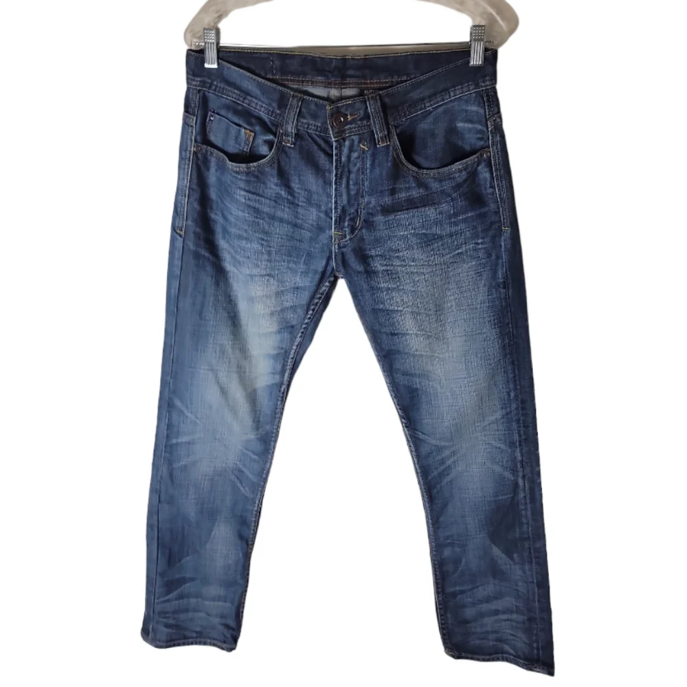 Buffalo David Bitton straight leg men blue jeans size 32